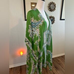 One Hundred Stars Handkerchief Print Kimono